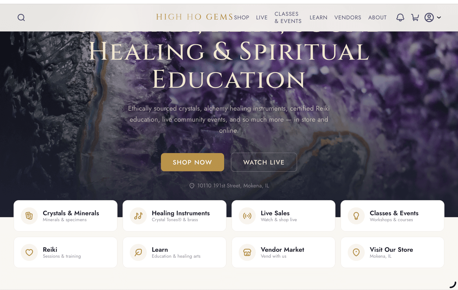 A new completely redesigned High Ho Gems website will be live in about 3 weeks.